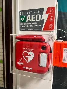 Defibrylator AED w Nadleśnictwie Pisz