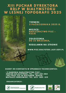 XIII PUCHAR DYREKTORA RDLP W BIAŁYMSTOKU W LEŚNEJ TOPOGRAFII 2025